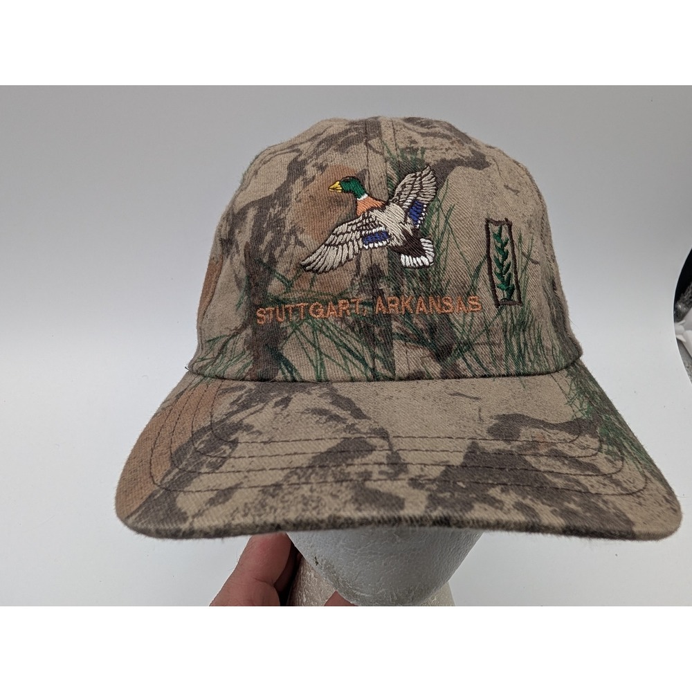 NatGear Camo Hat Stuttgart Arkansas Mallard Duck Embroidered USA Made Cap